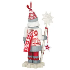 Hallmark Noble Nutcrackers Snowfall Prince Ornament -Hot Sale Hallmark Store Nutcracker in Sweater Keepsake Ornament 2499QXR8147 06