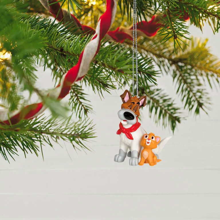 Hallmark Disney Oliver And Company 35th Anniversary Oliver And Dodger Ornament 2 Hallmark Disney Oliver And Company 35th Anniversary Oliver And Dodger Ornament - Image 2