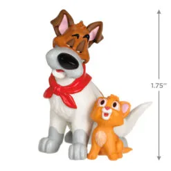Hallmark Disney Oliver And Company 35th Anniversary Oliver And Dodger Ornament 8 Hallmark Disney Oliver And Company 35th Anniversary Oliver And Dodger Ornament -Hot Sale Hallmark Store Oliver and Company Dog and Cat Keepsake Ornament 1899QXD6559 03