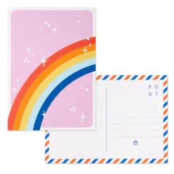 Hallmark Keep It Sunny Postcards, Book Of 10 -Hot Sale Hallmark Store Orange and Blue Keep It Sunny Postcards 1SOM3857 04