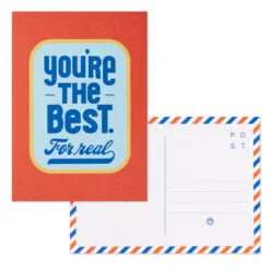 Hallmark Keep It Sunny Postcards, Book Of 10 -Hot Sale Hallmark Store Orange and Blue Keep It Sunny Postcards 1SOM3857 05