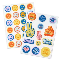 Hallmark Keep It Sunny Postcards, Book Of 10 -Hot Sale Hallmark Store Orange and Blue Keep It Sunny Postcards 1SOM3857 08