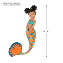 Hallmark Mythical Mermaids Ornament -Hot Sale Hallmark Store Orange and Blue Mermaid Keepsake Ornament 1799QXR8257 03