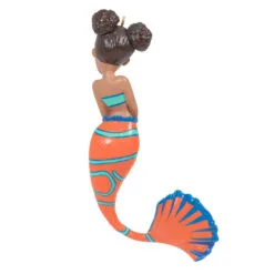 Hallmark Mythical Mermaids Ornament -Hot Sale Hallmark Store Orange and Blue Mermaid Keepsake Ornament 1799QXR8257 06