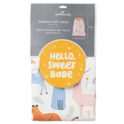 Hallmark 28" Pastel Animals Large Fabric Gift Bag With Tag -Hot Sale Hallmark Store Pastel Animals Fabric Gift Sack With Tag 1499EGB7167 07