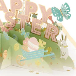 Hallmark Happy Surprises 3D Pop-Up Easter Card -Hot Sale Hallmark Store Pastel Eggs 3D PopUp Easter Card 1299IRC7072 04