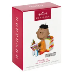 Hallmark The Peanuts® Gang Franklin Ornament -Hot Sale Hallmark Store Peanuts Franklin Reading Comics Keepsake Ornament 1899QXE3289 04