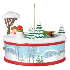 Hallmark The Peanuts® Gang Christmastime Is Here Musical Ornament With Motion -Hot Sale Hallmark Store Peanuts Gang Ice Skating Keepsake Ornament 3999QXI7037 06