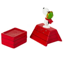 Hallmark Peanuts® Flying Ace Snoopy Stacked Salt And Pepper Shakers, Set Of 2 5 Hallmark Peanuts® Flying Ace Snoopy Stacked Salt And Pepper Shakers, Set Of 2 -Hot Sale Hallmark Store Peanuts Snoopy Doghouse Salt and Pepper Shakers 1PAJ3529 03