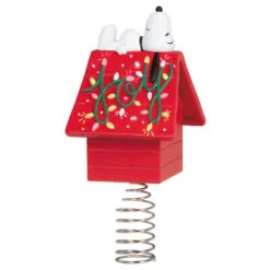 Hallmark Mini The Peanuts® Gang Snoopy Christmas Tree Topper And Tree Skirt, Set Of 2 -Hot Sale Hallmark Store Peanuts Snoopy Mini Keepsake Tree Skirt and Topper 2599QSB6249 07