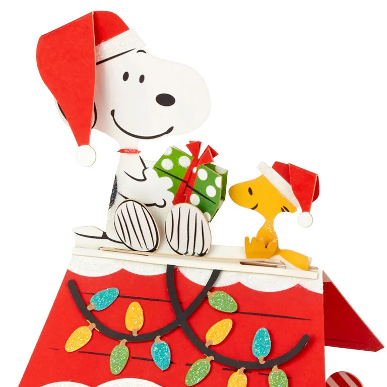 Hallmark Peanuts® Snoopy Joy To The World 3D Pop-Up Christmas Card 2 Hallmark Peanuts® Snoopy Joy To The World 3D Pop-Up Christmas Card - Image 2