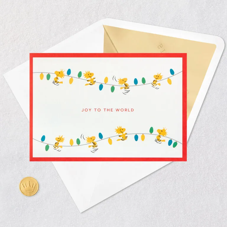 Hallmark Peanuts® Snoopy Joy To The World 3D Pop-Up Christmas Card 5 Hallmark Peanuts® Snoopy Joy To The World 3D Pop-Up Christmas Card - Image 5