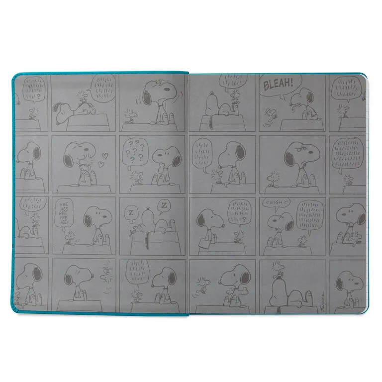 Hallmark Peanuts® Snoopy And Woodstock Faux Leather Notebook 3 Hallmark Peanuts® Snoopy And Woodstock Faux Leather Notebook - Image 3