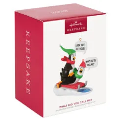 Hallmark What Did You Call Me? Ornament 9 Hallmark What Did You Call Me? Ornament -Hot Sale Hallmark Store Penguins Sledding Keepsake Ornament 2099QGO2867 04