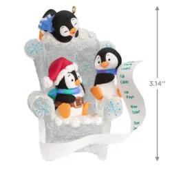 Hallmark Long Letter To Santa Penguin Ornament -Hot Sale Hallmark Store Penguins in Ice Chair Keepsake Ornament 1899QGO2959 03
