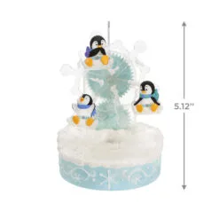 Hallmark Playful Penguins On Ferris Wheel Musical Ornament With Light And Motion -Hot Sale Hallmark Store Penguins on Ferris Wheel Keepsake Ornament 4499QGO2679 03