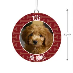 Hallmark Pet Personalized Text And Photo Ceramic Ornament -Hot Sale Hallmark Store Pet Personalized Round Ceramic Ornament 1999QHE1711B20 03