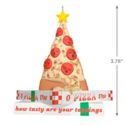 Hallmark O Pizza Tree Ornament -Hot Sale Hallmark Store Pizza Christmas Tree on Boxes Keepsake Ornament 1799QGO2857 03