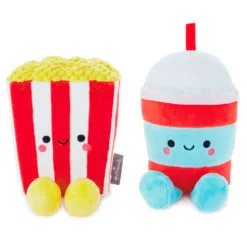 Hallmark Better Together Popcorn And Slushie Magnetic Plush, 5" -Hot Sale Hallmark Store Popcorn and Slushie Magnetic Plush 1KID2090 03