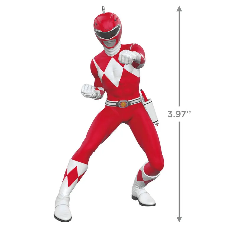 Hallmark Hasbro® Power Rangers® Red Ranger Ornament 3 Hallmark Hasbro® Power Rangers® Red Ranger Ornament - Image 3