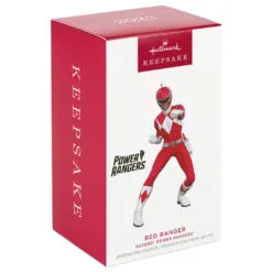 Hallmark Hasbro® Power Rangers® Red Ranger Ornament 9 Hallmark Hasbro® Power Rangers® Red Ranger Ornament -Hot Sale Hallmark Store Power Rangers Red Ranger Keepsake Ornament 1899QXI7197 04