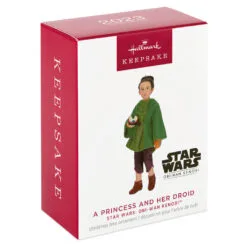 Hallmark Star Wars: Obi-Wan Kenobi™ A Princess And Her Droid Ornament -Hot Sale Hallmark Store Princess Leia Girl and Droid Lola Keepsake Ornament 2199QXE3297 04