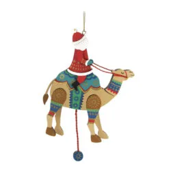 Hallmark Pull-String Camel With Santa Wood Ornament 11 Hallmark Pull-String Camel With Santa Wood Ornament -Hot Sale Hallmark Store PullString Camel With Santa Keepsake Ornament 2499QGO2977 06