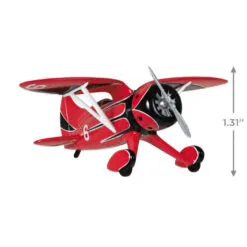 Hallmark Sky's The Limit Bulldog Racer Ornament -Hot Sale Hallmark Store Red Black White Airplane Keepsake Ornament 1999QXR8169 03