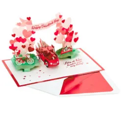 Hallmark Special Delivery 3D Pop-Up Valentine's Day Card -Hot Sale Hallmark Store Red Truck With Flowers 3D PopUp Valentines Day Card 1299IAV6066 03