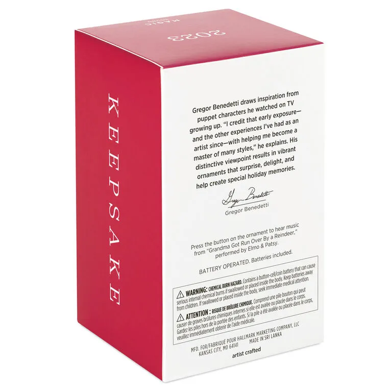 Hallmark Grandma Got Run Over By A Reindeer Musical Ornament 5 Hallmark Grandma Got Run Over By A Reindeer Musical Ornament - Image 5