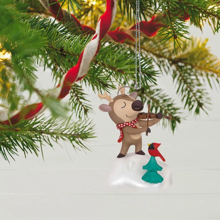 Hallmark Festive Fiddler Musical Ornament 2 Hallmark Festive Fiddler Musical Ornament - Image 2