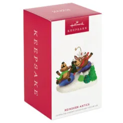Hallmark Reindeer Antics Ornament -Hot Sale Hallmark Store Reindeer on Snow Tubes Keepsake Ornament 2499QGO2747 04