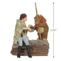 Hallmark Star Wars: Return Of The Jedi™ A Curious Encounter On Endor™ Ornament -Hot Sale Hallmark Store Return of the Jedi Wicket Ewok Keepsake Ornament 2699QXI7097 03