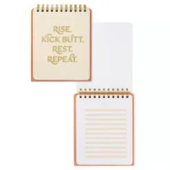 Hallmark Kick Butt, Repeat Easel Notebook 11 Hallmark Kick Butt, Repeat Easel Notebook -Hot Sale Hallmark Store Rise Kick Butt Rest Repeat Easel Notebook 3HWJ2108 04