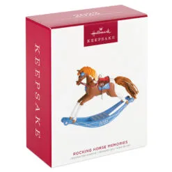 Hallmark Rocking Horse Memories 2023 Ornament -Hot Sale Hallmark Store Rocking Horse Keepsake Ornament 1799QXR8089 04