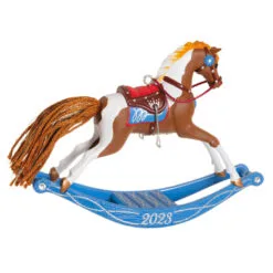 Hallmark Rocking Horse Memories 2023 Ornament -Hot Sale Hallmark Store Rocking Horse Keepsake Ornament 1799QXR8089 06