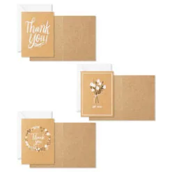 Hallmark Rustic Floral Boxed Blank Thank-You Notes Assortment, Pack Of 48 -Hot Sale Hallmark Store Rustic Floral Assorted Boxed ThankYou Cards 5STZ1160 03