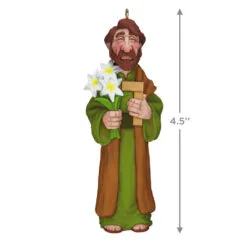 Hallmark Saint Joseph Ornament -Hot Sale Hallmark Store Saint Joseph Holding Lilies Keepsake Ornament 1799QGO2757 03