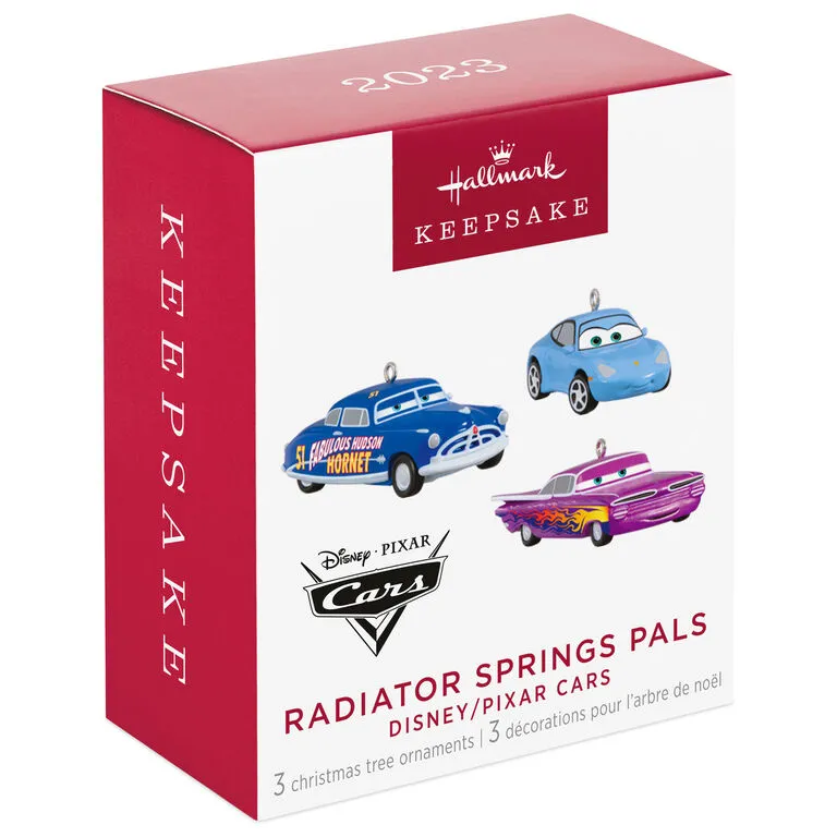 Hallmark Mini Disney/Pixar Cars Radiator Springs Pals Ornaments, Set Of 3 6 Hallmark Mini Disney/Pixar Cars Radiator Springs Pals Ornaments, Set Of 3 - Image 6