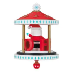 Hallmark Santa-Go-Round Ornament -Hot Sale Hallmark Store Santa Carousel Keepsake Ornament 2299QGO2647 06