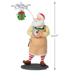 Hallmark Toymaker Santa Ornament -Hot Sale Hallmark Store Santa With Drone Keepsake Ornament 1999QXR8047 03
