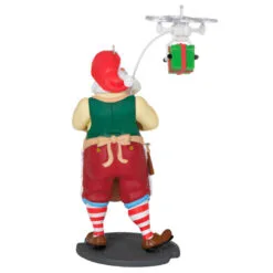 Hallmark Toymaker Santa Ornament -Hot Sale Hallmark Store Santa With Drone Keepsake Ornament 1999QXR8047 06