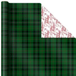 Hallmark Christmas Classics 3-Pack Reversible Wrapping Paper Assortment, 120 Sq. Ft. 10 Hallmark Christmas Classics 3-Pack Reversible Wrapping Paper Assortment, 120 Sq. Ft. -Hot Sale Hallmark Store Santa and Plaids Assorted Reversible Gift Wrap 5JXW1070 05
