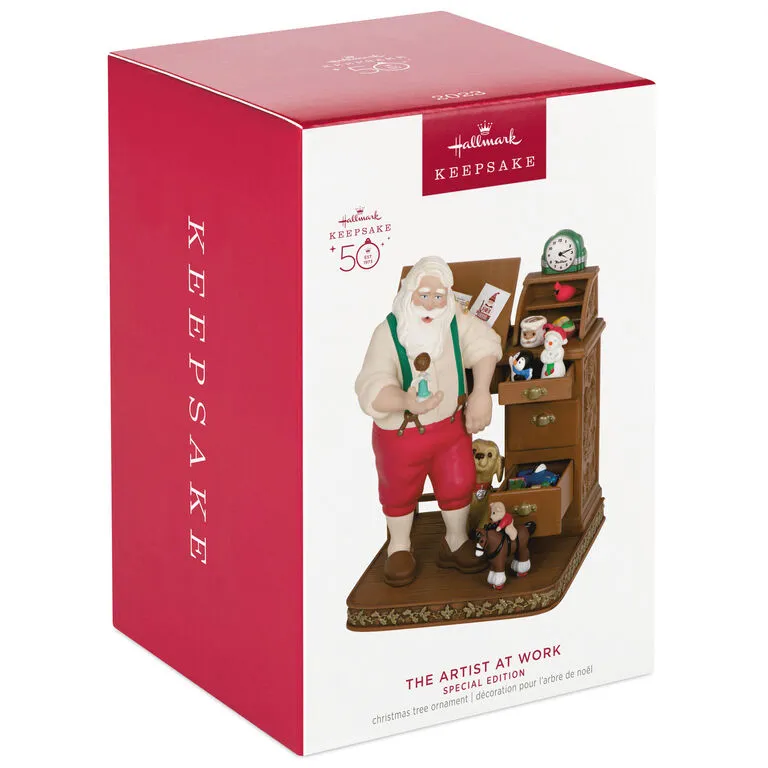 Hallmark The Artist At Work Special Edition Exclusive Ornament 4 Hallmark The Artist At Work Special Edition Exclusive Ornament - Image 4