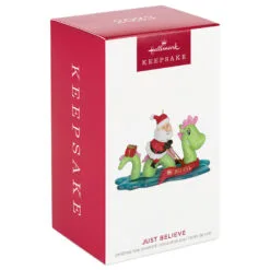 Hallmark Just Believe Ornament -Hot Sale Hallmark Store Santa on Loch Ness Monster Keepsake Ornament 2199QGO2859 04