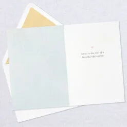 Hallmark Happily Ever After Quilled Paper Handmade Wedding Card -Hot Sale Hallmark Store Script Letters Quilled Paper Handmade Wedding Card 1299LAD9615 03