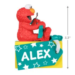 Hallmark Sesame Street® A Gift From Elmo Personalized Ornament -Hot Sale Hallmark Store Sesame Street A Gift From Elmo Personalized Keepsake Ornament 2499QHE2111B1 03