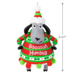 Hallmark Baaaaah Humbug! Ornament -Hot Sale Hallmark Store Sheep in Baaaaah Humbug Sweater Keepsake Ornament 1799QGO2849 03