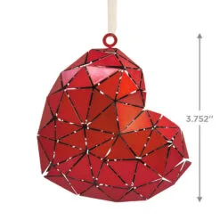 Signature Heart Metal Hallmark Ornament -Hot Sale Hallmark Store Signature Heart Metal Christmas Ornament 1HDL2172 03