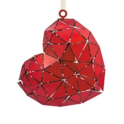 Signature Heart Metal Hallmark Ornament -Hot Sale Hallmark Store Signature Heart Metal Christmas Ornament 1HDL2172 06